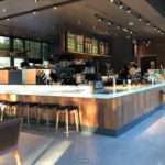 Polished concrete floor at the Starbucks in Doral, FL