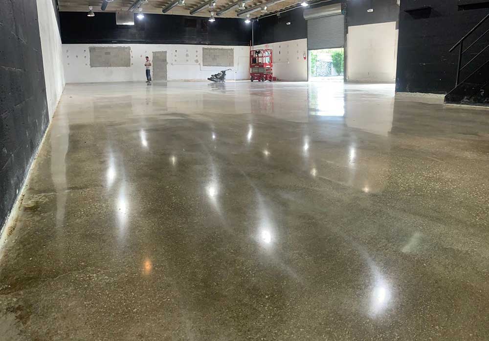 Polished Concrete Warehouse - Seamless Surfaces