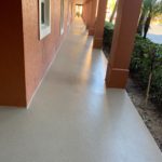 epoxy system on hallways