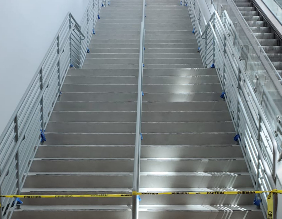 stairs with microtopping